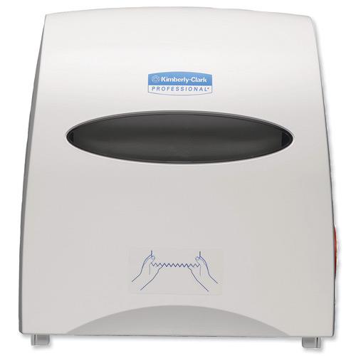 Kimberly Clark Scott Slim roll No-touch Hand Towel Dispenser 25cm -11833 - Premium Quality Tissue Online - Product Image Kimberly Clark Scott Slim roll No-touch Hand Towel Dispenser 25cm -11833 - Premium Quality Tissue Online - Product Image